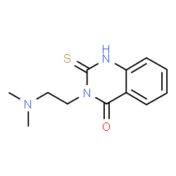 ChemSpider 2D Image | 3-[2-(dimethylamino)ethyl]-2-mercaptoquinazolin-4(3H)-one | C12H15N3OS