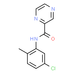 ChemSpider 2D Image | N-(5-Chloro-2-methylphenyl)-2-pyrazinecarboxamide | C12H10ClN3O