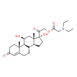 ChemSpider 2D Image | hydrocortamate | C27H41NO6