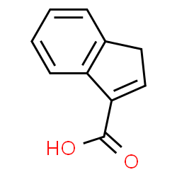 ChemSpider 2D Image | indene-3-carboxylic acid | C10H8O2