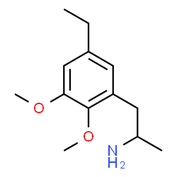 ChemSpider 2D Image | 1-(5-Ethyl-2,3-dimethoxyphenyl)-2-propanamine | C13H21NO2