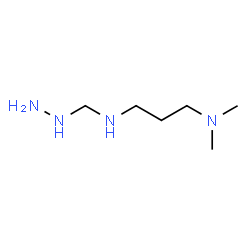 ChemSpider 2D Image | N'-(Hydrazinomethyl)-N,N-dimethyl-1,3-propanediamine | C6H18N4