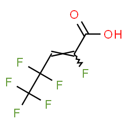 ChemSpider 2D Image | (2Z)-2,4,4,5,5,5-Hexafluoro-2-pentenoic acid | C5H2F6O2