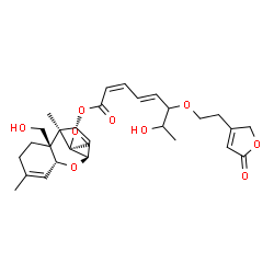 ChemSpider 2D Image | Roridin L2 | C29H38O9