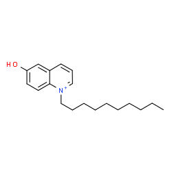ChemSpider 2D Image | 1-Decyl-6-hydroxyquinolinium | C19H28NO