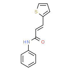 ChemSpider 2D Image | (2E)-N-Phenyl-3-(2-thienyl)acrylamide | C13H11NOS
