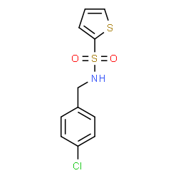 ChemSpider 2D Image | N-(4-Chlorobenzyl)-2-thiophenesulfonamide | C11H10ClNO2S2
