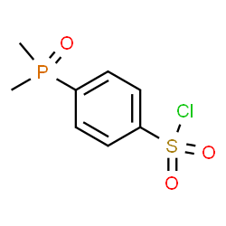 ChemSpider 2D Image | 4-(Dimethylphosphoryl)benzenesulfonyl chloride | C8H10ClO3PS