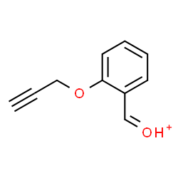 ChemSpider 2D Image | (E)-[2-(2-Propyn-1-yloxy)benzylidene]oxonium | C10H9O2