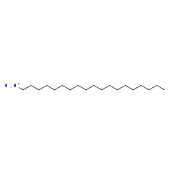 ChemSpider 2D Image | 1-Nonadecanaminium | C19H42N