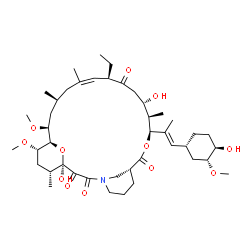 ChemSpider 2D Image | (4R,5R,7S,8R,9S,11S,13Z,15R,18S,19R,20S,23R)-15-Ethyl-4,18-dihydroxy-20-{(1E)-1-[(1R,3R,4R)-4-hydroxy-3-methoxycyclohexyl]-1-propen-2-yl}-7,9-dimethoxy-5,11,13,19-tetramethyl-21,28-dioxa-1-azatricyclo
[21.3.1.1~4,8~]octacos-13-ene-2,3,16,22-tetrone | C43H69NO12