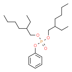 ChemSpider 2D Image | Bis(2-ethylhexyl) phenyl phosphate | C22H39O4P