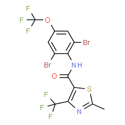 ChemSpider 2D Image | thifluzamide [ANSI] | C13H6Br2F6N2O2S