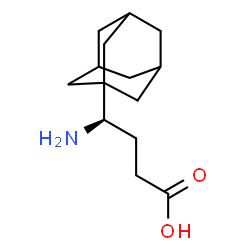 ChemSpider 2D Image | (4R)-4-(Adamantan-1-yl)-4-aminobutanoic acid | C14H23NO2