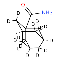ChemSpider 2D Image | 1-(~2~H_15_)Adamantanecarboxamide | C11H2D15NO