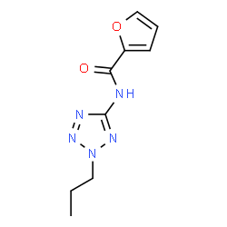 ChemSpider 2D Image | N-(2-Propyl-2H-tetrazol-5-yl)-2-furamide | C9H11N5O2