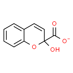 ChemSpider 2D Image | 2-Hydroxy-2H-chromene-2-carboxylate | C10H7O4