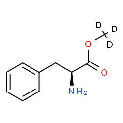 ChemSpider 2D Image | (~2~H_3_)Methyl L-phenylalaninate | C10H10D3NO2