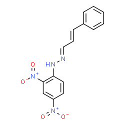 ChemSpider 2D Image | Cinnamaldehyde (2,4-dinitrophenyl)hydrazone | C15H12N4O4