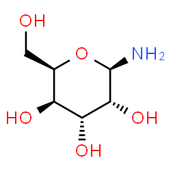ChemSpider 2D Image | beta-D-Gulopyranosylamine | C6H13NO5