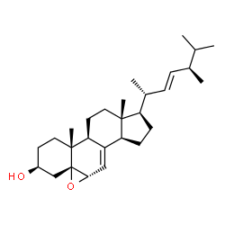 ChemSpider 2D Image | 5,6-Epoxyergosterol | C28H44O2
