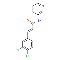 ChemSpider 2D Image | (2E)-3-(3,4-Dichlorophenyl)-N-(3-pyridinyl)acrylamide | C14H10Cl2N2O