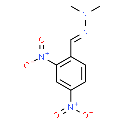 ChemSpider 2D Image | 2,4-Dinitrobenzaldehyde dimethylhydrazone | C9H10N4O4