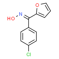 ChemSpider 2D Image | (E)-(4-Chlorophenyl)(furan-2-yl)methanone oxime | C11H8ClNO2