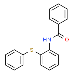 ChemSpider 2D Image | N-[2-(Phenylsulfanyl)phenyl]benzamide | C19H15NOS