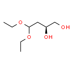 ChemSpider 2D Image | (2S)-4,4-Diethoxy-1,2-butanediol | C8H18O4