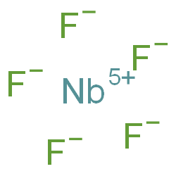 ChemSpider 2D Image | Niobium(5+) pentafluoride | F5Nb