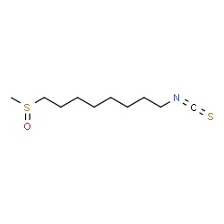 ChemSpider 2D Image | 8-(Methylsulfinyl)octyl isothiocyanate | C10H19NOS2