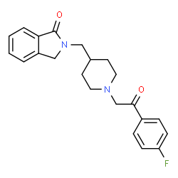 Roluperidone | C22H23FN2O2 | ChemSpider