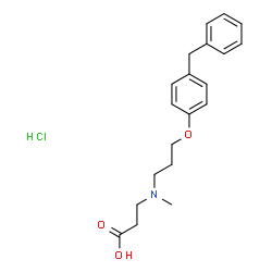 ChemSpider 2D Image | SC 57461A | C20H26ClNO3