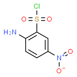 ChemSpider 2D Image | 2-Amino-5-nitrobenzenesulfonyl chloride | C6H5ClN2O4S