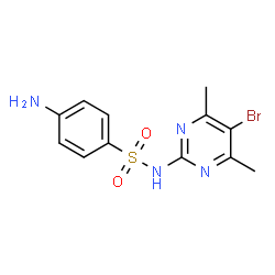 ChemSpider 2D Image | sulfabromomethazine | C12H13BrN4O2S