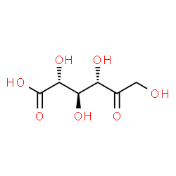 ChemSpider 2D Image | (2R,3R,4S)-2,3,4,6-tetrahydroxy-5-oxo-hexanoic acid | C6H10O7