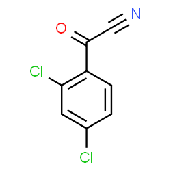 ChemSpider 2D Image | 2,4-Dichlorobenzoyl Cyanide | C8H3Cl2NO