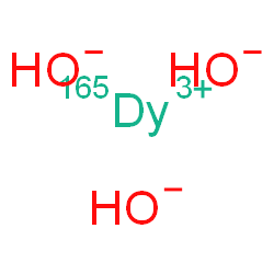 ChemSpider 2D Image | (~165~Dy)Dysprosium trihydroxide | H3165DyO3