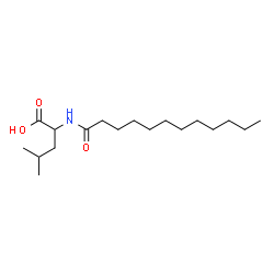 ChemSpider 2D Image | N-Dodecanoylleucine | C18H35NO3