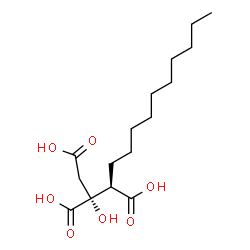 ChemSpider 2D Image | 3-C-Carboxy-2-decyl-2,4-dideoxy-D-threo-pentaric acid | C16H28O7