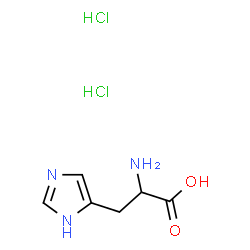ChemSpider 2D Image | Histidine dihydrochloride | C6H11Cl2N3O2
