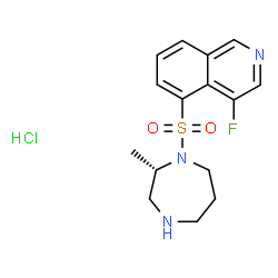ChemSpider 2D Image | RIPASUDIL HYDROCHLORIDE | C15H19ClFN3O2S