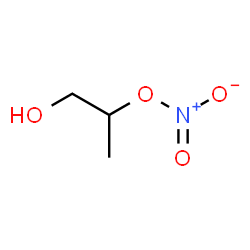 ChemSpider 2D Image | 1-Hydroxy-2-propanyl nitrate | C3H7NO4