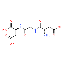 ChemSpider 2D Image | L-alpha-Aspartylglycyl-L-aspartic acid | C10H15N3O8