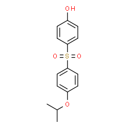 ChemSpider 2D Image | 4-[(4-Isopropoxyphenyl)sulfonyl]phenol | C15H16O4S
