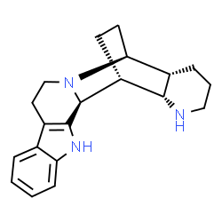 ChemSpider 2D Image | (1R,2S,15S,16R,21S)-4,14,20-Triazahexacyclo[13.6.2.0~2,14~.0~3,11~.0~5,10~.0~16,21~]tricosa-3(11),5,7,9-tetraene | C20H25N3