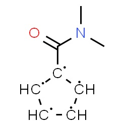 ChemSpider 2D Image | 1-(Dimethylcarbamoyl)-1,2,3,4,5-cyclopentanepentayl | C8H10NO