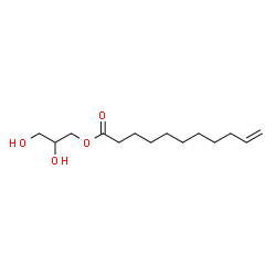 ChemSpider 2D Image | GLYCERYL 1-UNDECYLENATE | C14H26O4