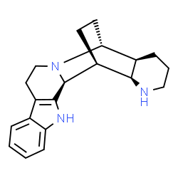 ChemSpider 2D Image | (1S,2S,15R,16S,21R)-4,14,20-Triazahexacyclo[13.6.2.0~2,14~.0~3,11~.0~5,10~.0~16,21~]tricosa-3(11),5,7,9-tetraene | C20H25N3